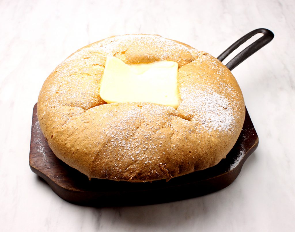 「台湾カステラ 米米」にアツアツで食べる「カステラパンケーキ」が新登場の画像