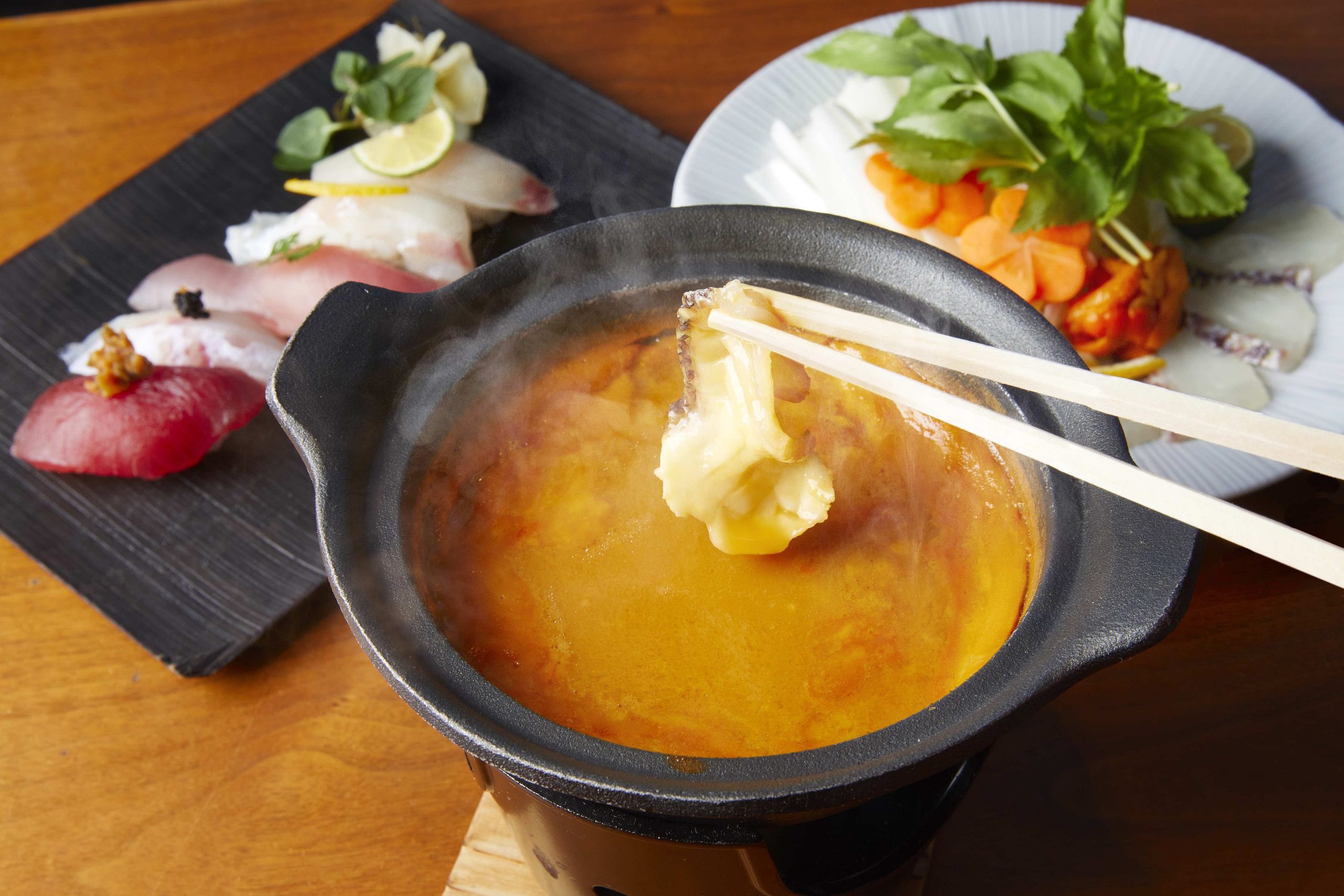 雲丹鍋 でほっと温まる 東京ミッドタウンに冬のごちそうが大集合 食べログマガジン