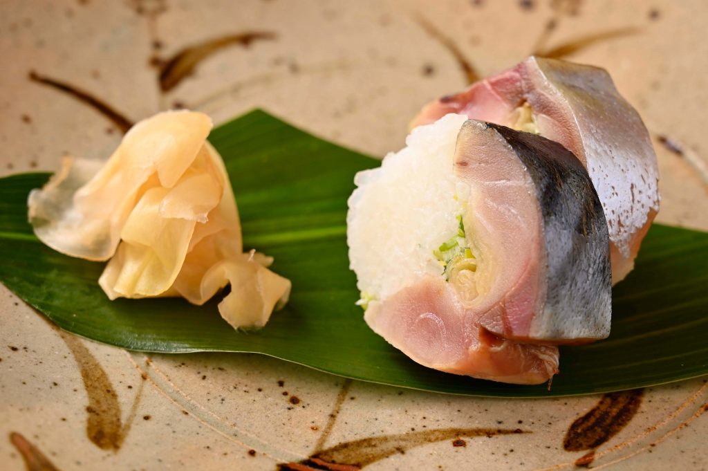 「鮨　坂本」鯖の棒寿司